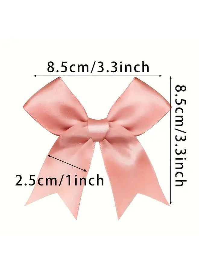 Red Satin Ribbon Bows 20pcs For Gift Wrapping Wedding Decor DIY Crafts - Image 4