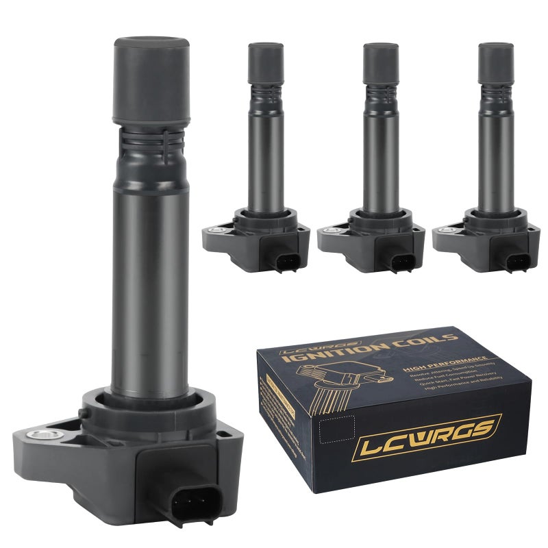 Set of 4 Ignition Coil Packs Fits for 18L L4 2006 2007 2008 2009 2010 2011 Honda Civic 18 Coils UF582 5C1637 C1580