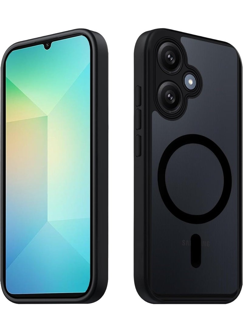 ACLIX Magnetic Case for Samsung Galaxy A07 [Shockproof & Slim] Matte Hard Back Cover with high-Grade Protection | Black - Image 1