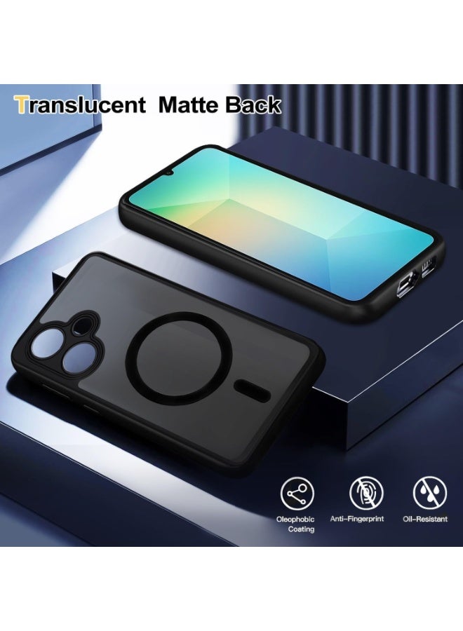 ACLIX Magnetic Case for Samsung Galaxy A07 [Shockproof & Slim] Matte Hard Back Cover with high-Grade Protection | Black - Image 5