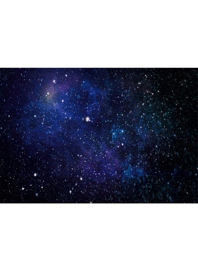 AWERT 36x24 inches Galaxy Aquarium Background Blue Starry Sky Universe Space Fish Tank Background Nebula Stars Terrarium Background - Image 1