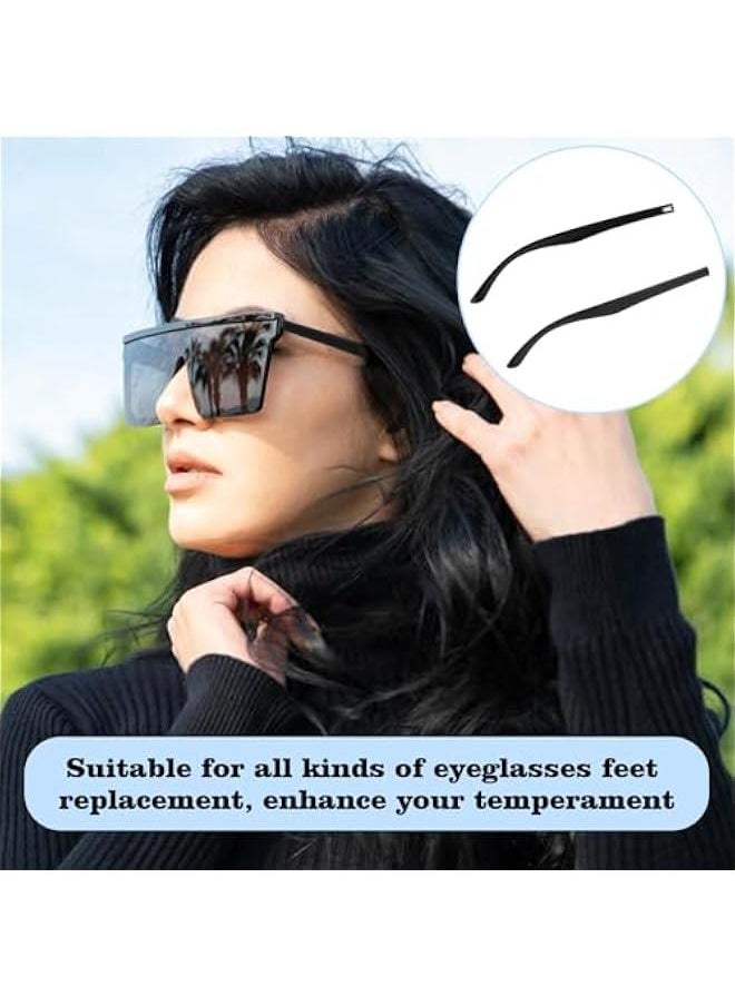 Generic - 1 Pair Metal Glasses Replacement Temple, Eyeglass Arms Legs Replacement with Screws Washers Screwdrivers Nose Pads Glasses Repair Kit Universal Eyeglasses Replacement - Image 1