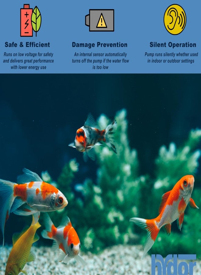 Hydor Seltz D DC Controllable Universal Pump 500 GPH, 750 GPH and 1000 GPH for Aquariums, Reefs, Ponds, Turtles, Terrariums and Fountains - Image 5