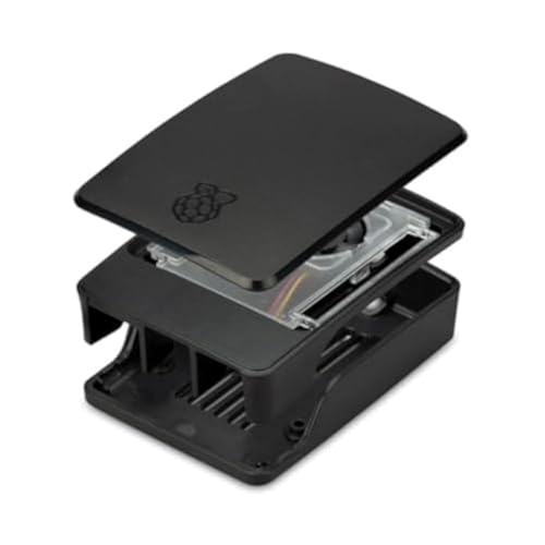 Raspberry Pi Case for Raspberry Pi 5 Model B Boards, Plastic, Black-Grey (SC1160) - Image 1