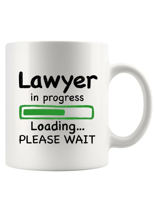 Panvola Lawyer in Progress Law Student Coffee Mug Graduation Future Lawyer Attorney Ceramic Cup Novelty Drinkware 11 oz White - Image 2