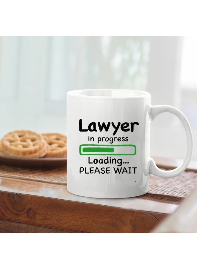 Panvola Lawyer in Progress Law Student Coffee Mug Graduation Future Lawyer Attorney Ceramic Cup Novelty Drinkware 11 oz White - Image 5