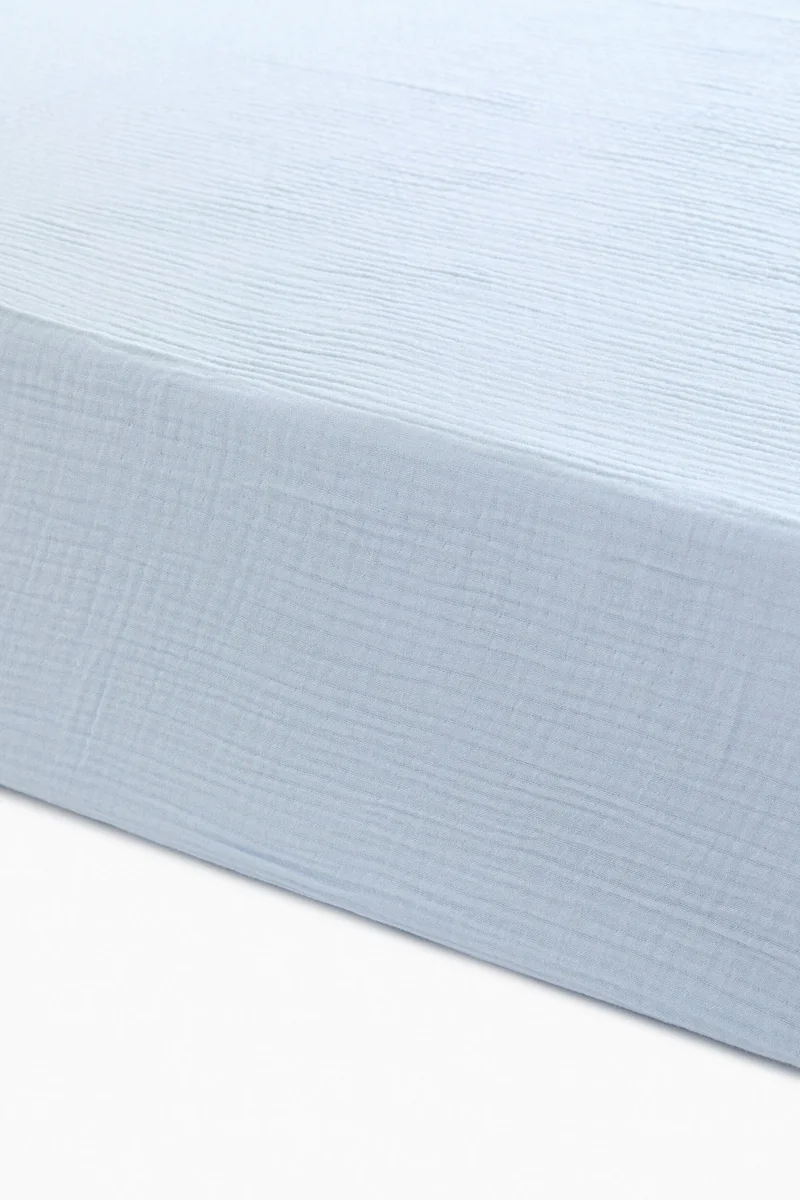 H&M Muslin cot fitted sheet