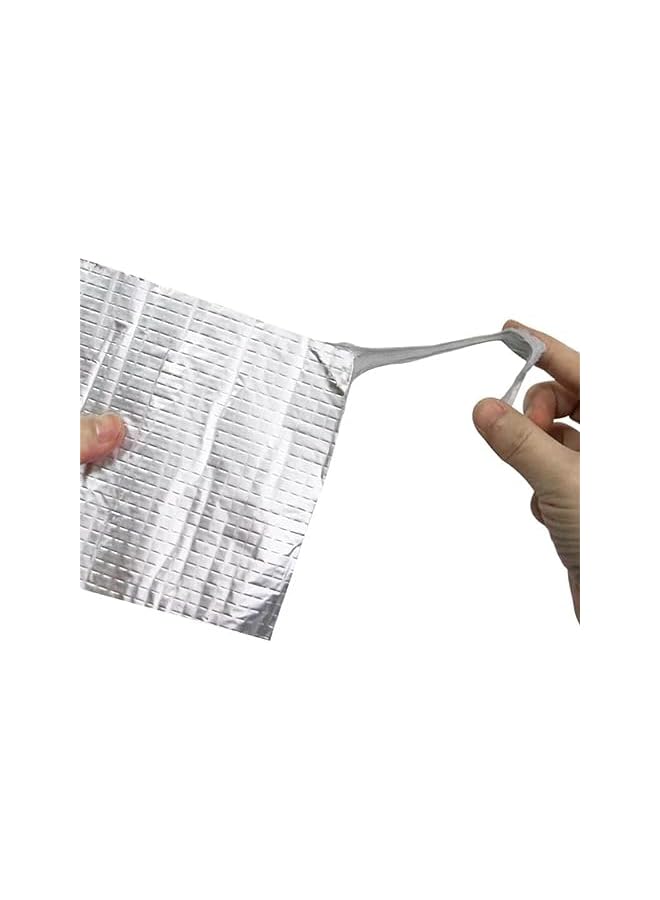 PROMASS promass Super Strong Aluminum Foil Butyl Tape, Super Waterproof Tape Self Adhesive Adhesive Tape Kitchen and Bathroom House Roof Mending Materials for Pipes Patch Holes (10cm X 5m)  - Image 5