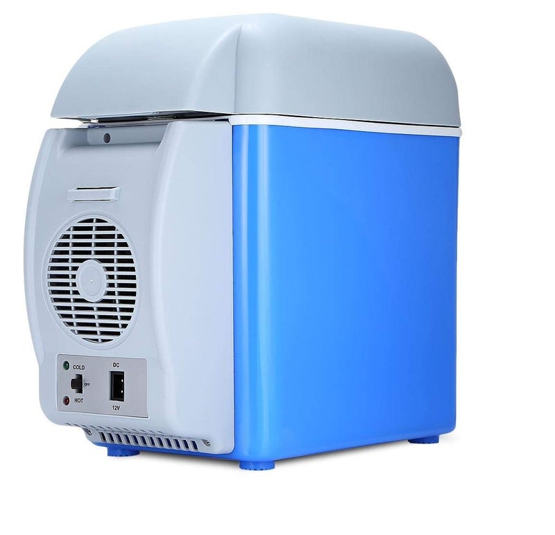 Abhira 7.5L Mini Car Refrigerator Portable Thermoelectric Car Compact Fridge Freezer DC 12V Travel Home Electric Cooler and Warmer Durable Portable Cold Compact Fridge - Image 1