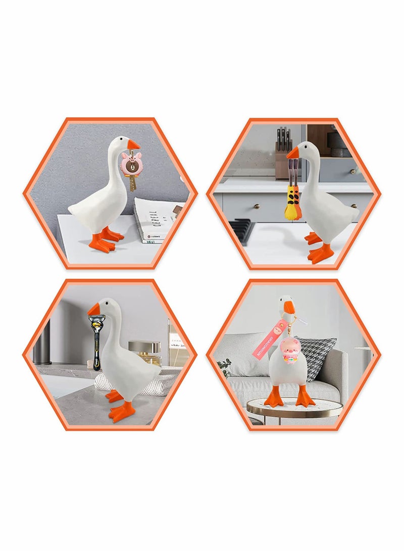 Magnetic Goose Key Holder Accessories Duck Statue Resin Tool Home Decoration Bedroom Decor Housewarming Gift - Image 3
