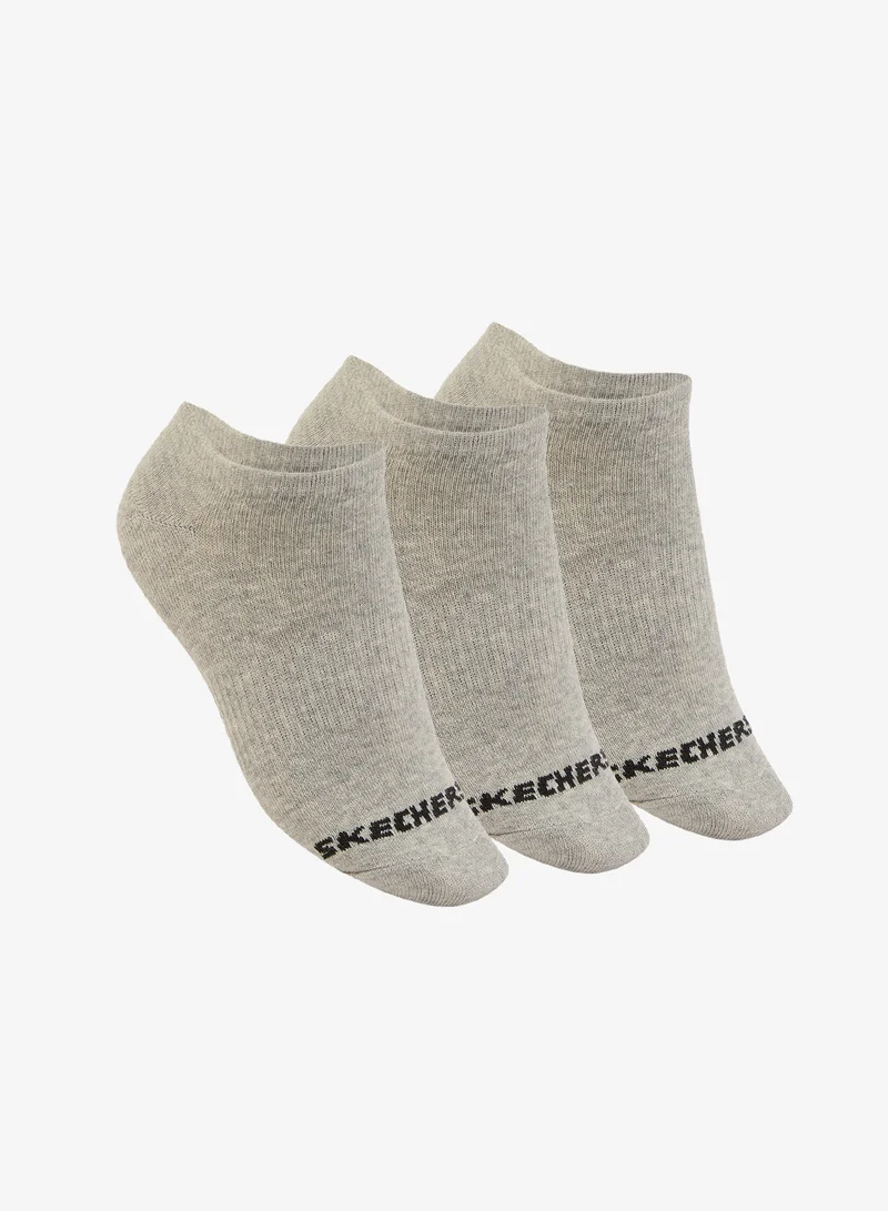 3 Pack Non-Terry No-Show Socks