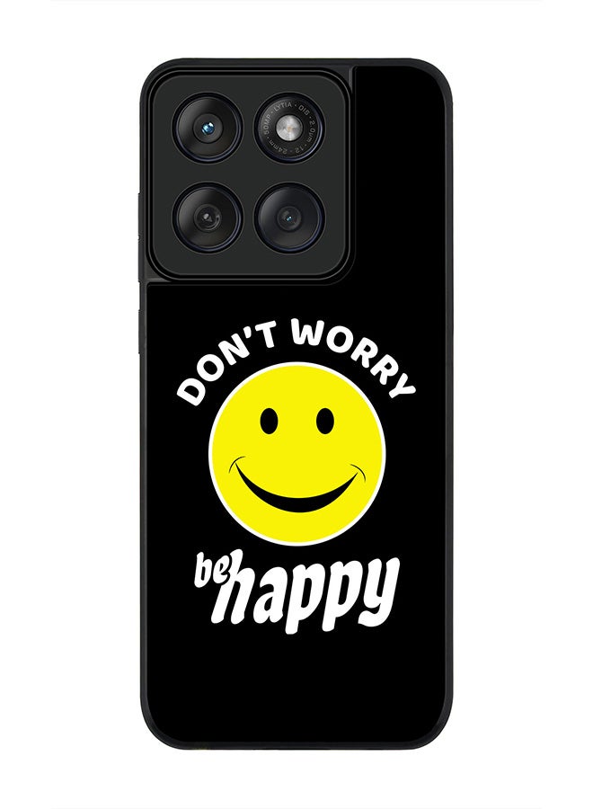 Stylizedd For Motorola MOTO Edge 60 Fusion/ Edge 60 Case,Slim fit Camera Protection, Shockproof Thin Phone cover  - Don't worry be happy - Image 1