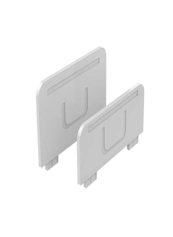 Unitek 11 Detachable Dividers as a Pack, 5 Tall and 6 Short Adjustable Dividers-White - Image 1