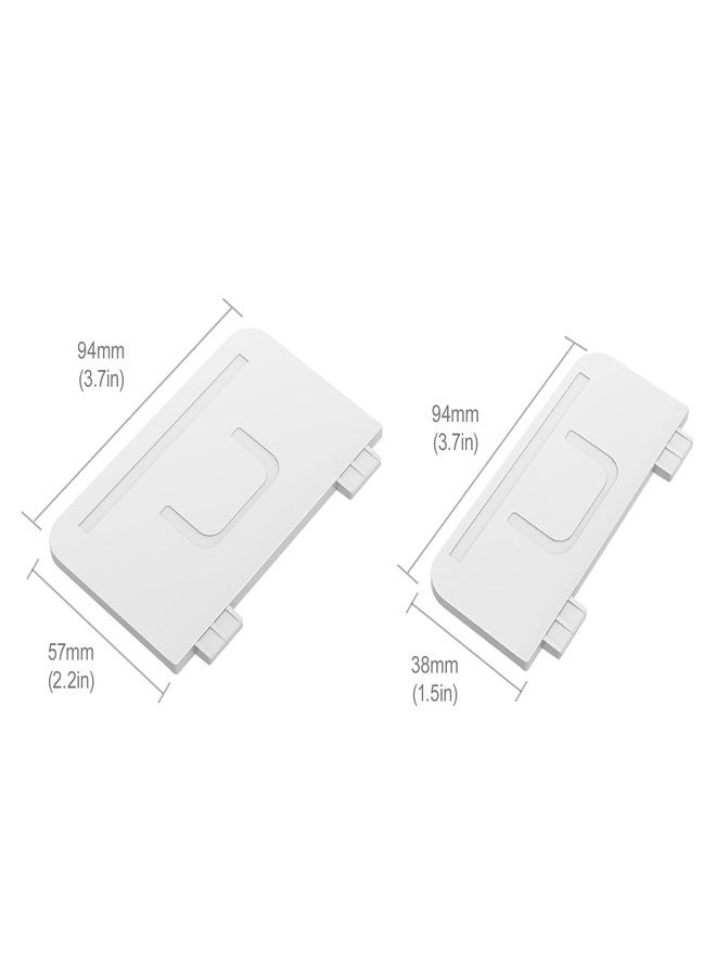 Unitek 11 Detachable Dividers as a Pack, 5 Tall and 6 Short Adjustable Dividers-White - Image 4