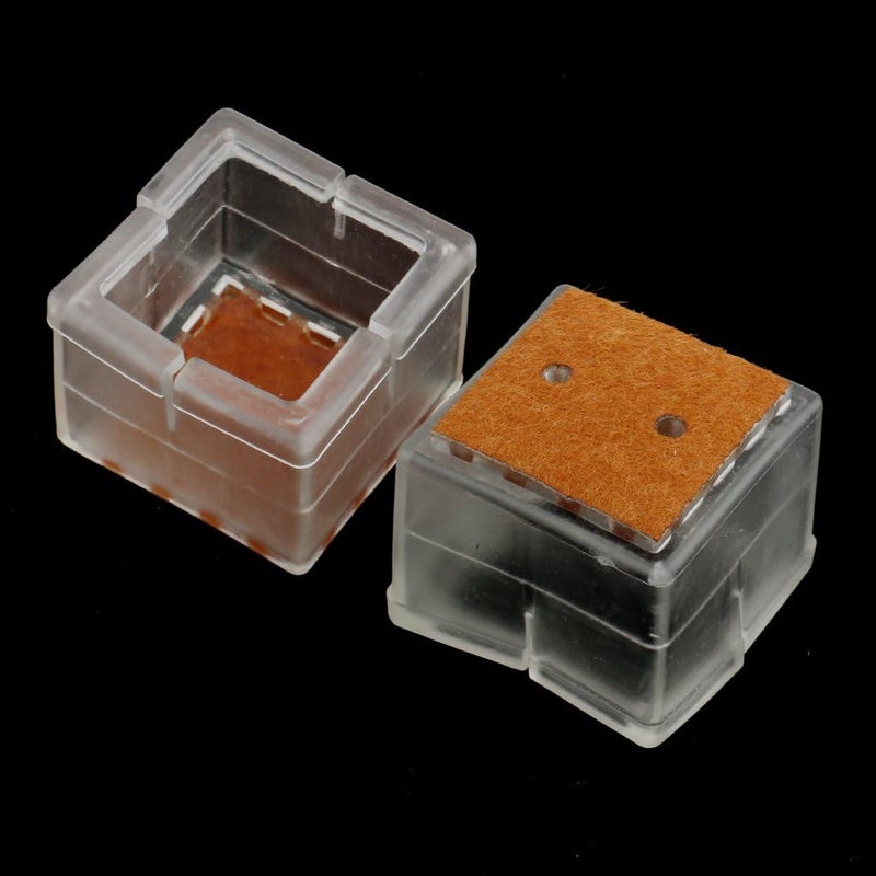 klarako 10 Pieces Chair Leg Caps Feet Pads Furniture Table Covers Floor Protector Silicone Round Square Rectangle Legs klarako30klarako35mm - Image 5