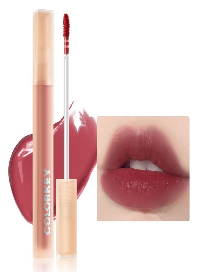 COLORKEY Soft Matte Water Lip Tint, Matte Finishs, Long-Lasting, Moist Fit Without Stickiness, Moisturized, Waterproof, Liquid Lipstick, Nude lip color (R347 Night Rose) - Image 1