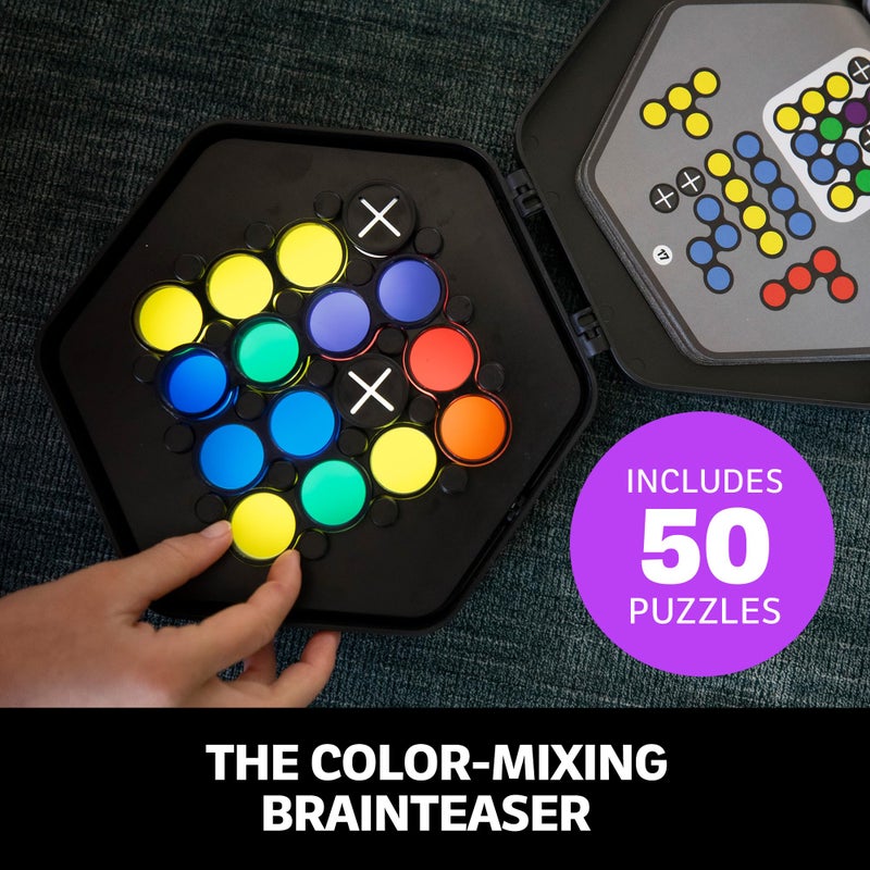 Educational Insights Kanoodle Fusion Light-Up Puzzle Game for Kids, Teens, & Adults, Brain Teaser Puzzle Game Featuring 50 Challenges, Ages 7+ - Image 2