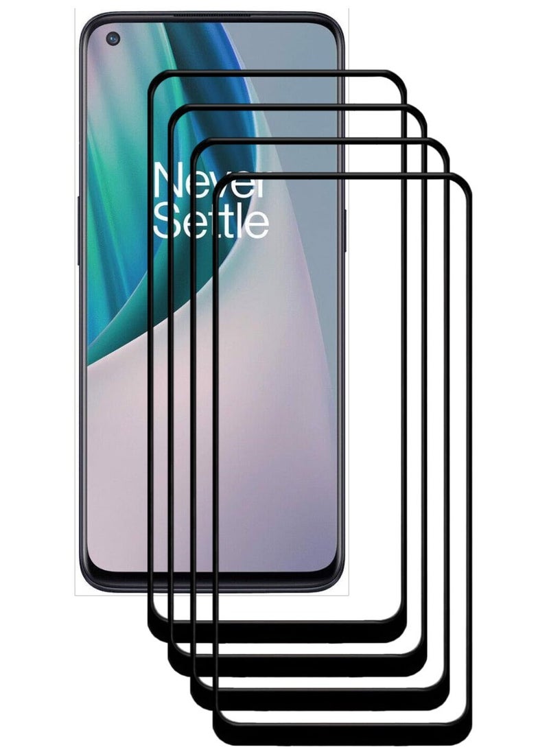 ACLIX 4 Pieces Antistatic ESD Dustproof Premium Quality High Definition Tempered Glass Screen Protector Designed For OnePlus Nord N10 5G - Image 1