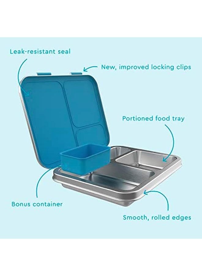 Kids Stainless Steel Prints Leak Resistant Lunch Box New Improved 2022 Bento Style With Updated Latches 3 Compartments And Bonus Container Eco Friendly Dishwasher Safe Bpa Free Dinosaur - pzsku/ZF0C8DA795002DA27372AZ/45/_/1719637460/8756e4b9-6e7a-4f97-9470-5b3f0bf91301