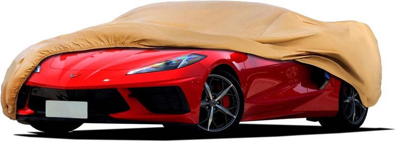 JURMON Heavy Duty Outdoor Car Cover for Chevrolet Corvette - All Weather Protection - Image 1