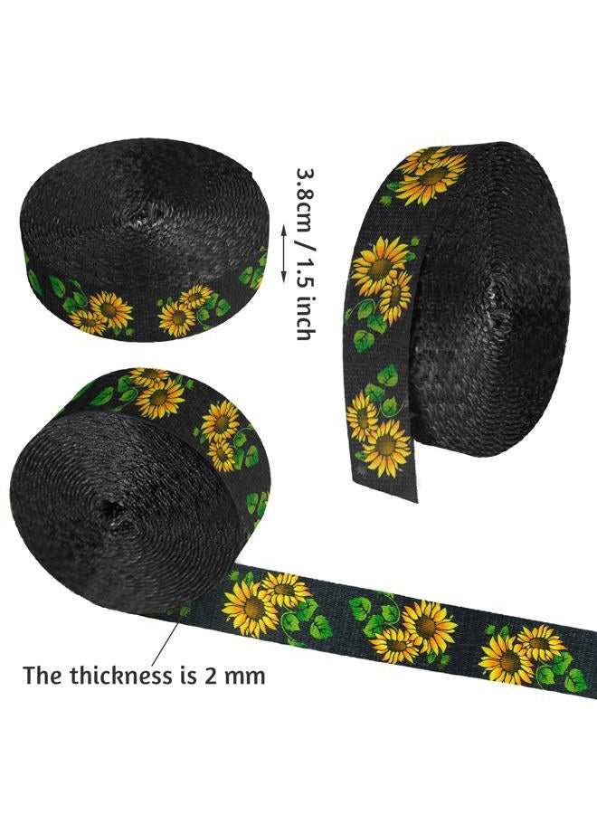 Grosun 1.5 inch Patterned Nylon Webbing Belt Webbing Straps Purse Straps Backpack Straps Nylon Belt for Seatbelt, Bags, Backpacks, Luggage (A, 3.3 Yards) - Image 2