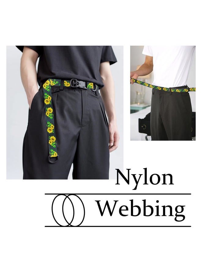 Grosun 1.5 inch Patterned Nylon Webbing Belt Webbing Straps Purse Straps Backpack Straps Nylon Belt for Seatbelt, Bags, Backpacks, Luggage (A, 3.3 Yards) - Image 3