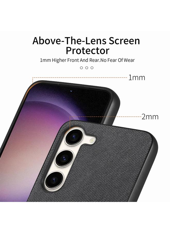 erorex Case For Samsung Galaxy S23+ 5G Twill Fabric Leather Skin Back Phone Case - Image 3