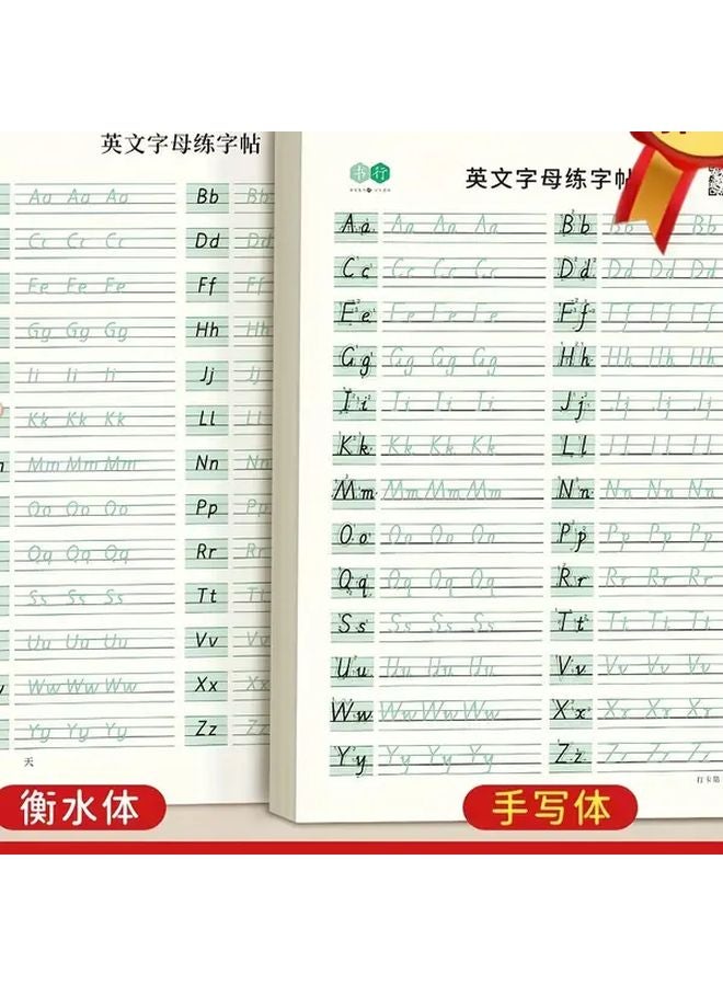 5 Handwriting Practice Books 100 Pages Total English Letters Cursive And Standard Styles - Image 5