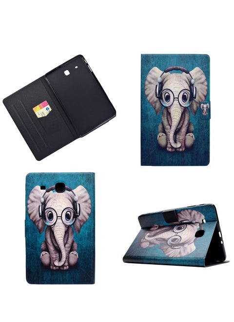SYOSI Case for Samsung Galaxy Tab E 9.6, SM-T560 Case, PU Leather Folio Stand Tablet Case Cover with Magnetic Clasp for Samsung Galaxy Tab E 9.6 inch Tablet