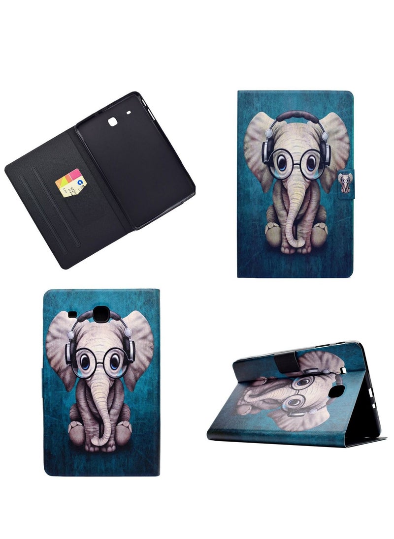 SYOSI - SYOSI Case for Samsung Galaxy Tab E 9.6, SM-T560 Case, PU Leather Folio Stand Tablet Case Cover with Magnetic Clasp for Samsung Galaxy Tab E 9.6 inch Tablet - Image 1