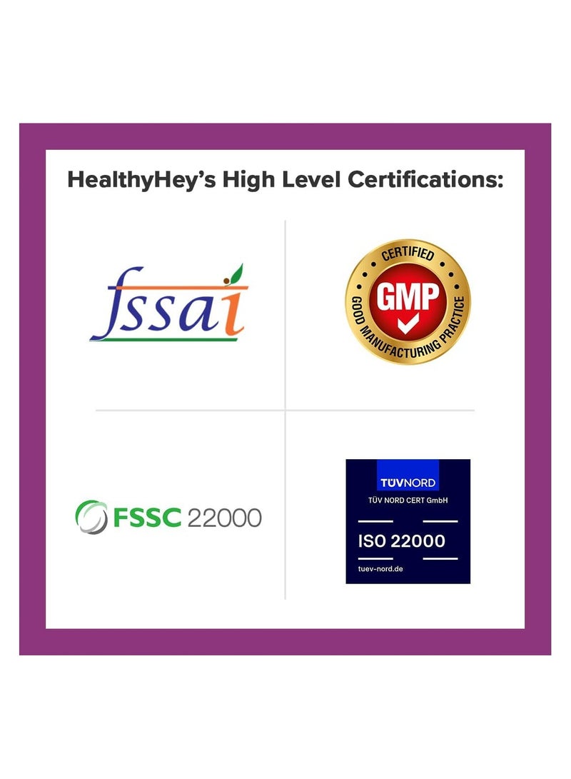 HealthyHey Nutrition HealthyHey Natural Vitamin K2 + Natural D3 - Non-GMO | Non-Synthetic 120 Veg. Capsules - Image 4