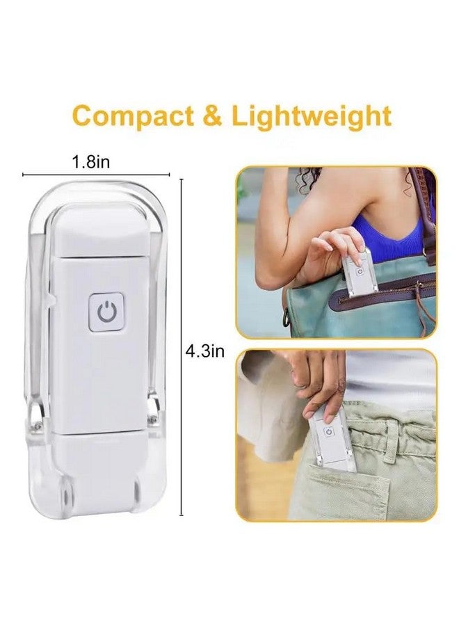 One94Store Book Lamp for Students, USB Rechargeable LED Study Light, 3 Brightness & Color Modes, Clip-On, Portable & Eye-Friendly (White) - Image 5