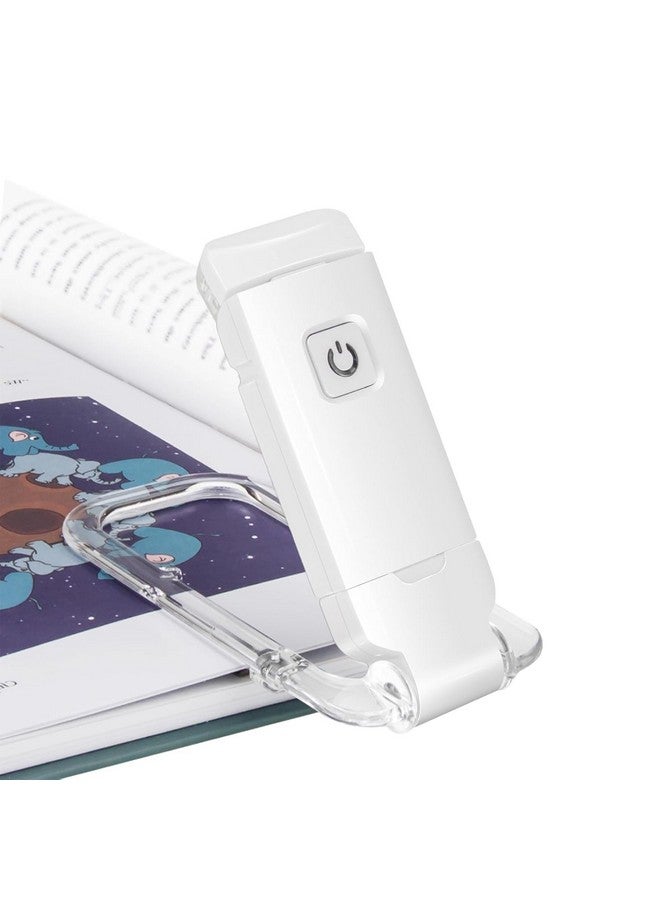 One94Store Book Lamp for Students, USB Rechargeable LED Study Light, 3 Brightness & Color Modes, Clip-On, Portable & Eye-Friendly (White) - Image 1