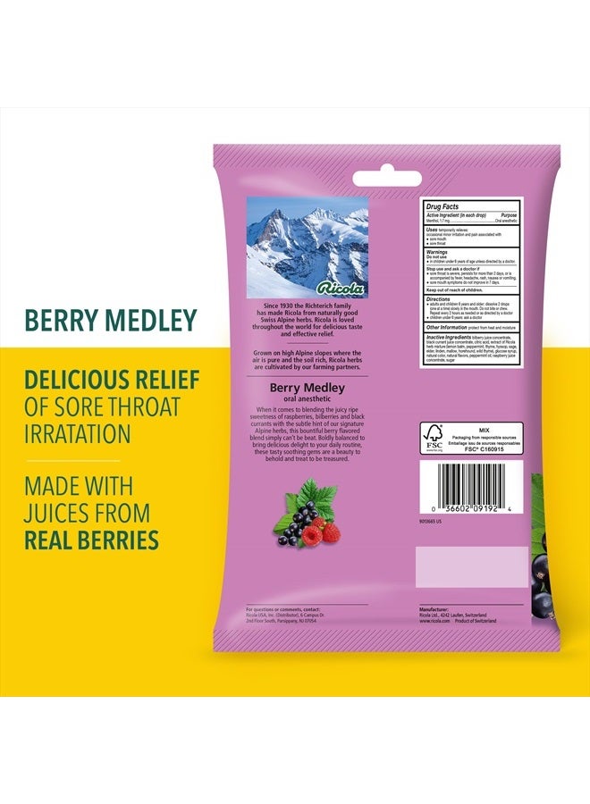 Ricola Berry Medley Throat Drops, 45 Count, Delicious Throat Relief & Care, Oral Anesthetic, Naturally Flavored - Image 3