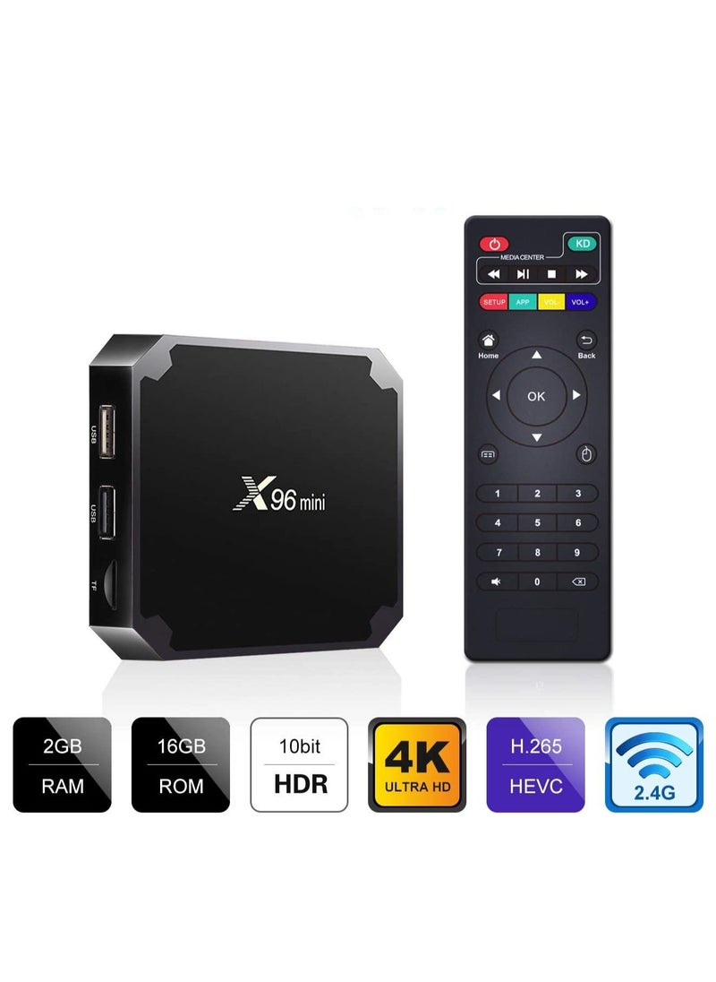 X96 Mini Android Media Player 7.1 TV BOX Black Grey