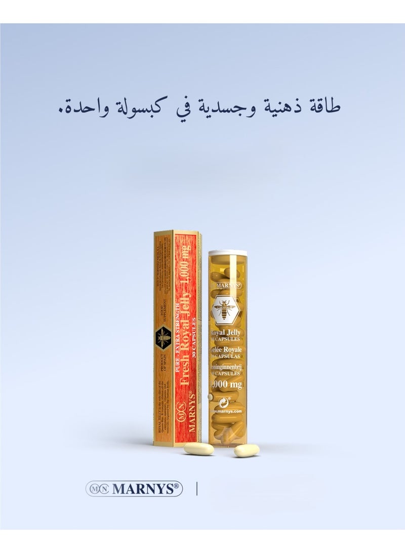 Marnys Royal Jelly 1000 mg 30 Capsules - Image 4