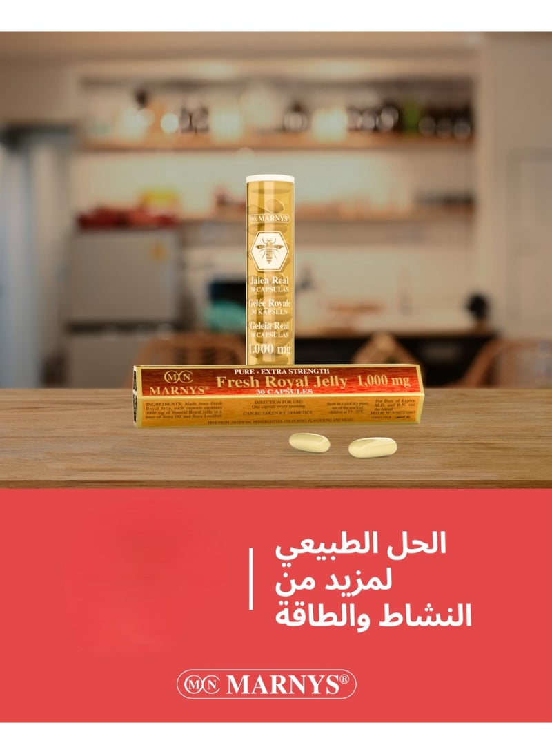 Marnys Royal Jelly 1000 mg 30 Capsules - Image 5