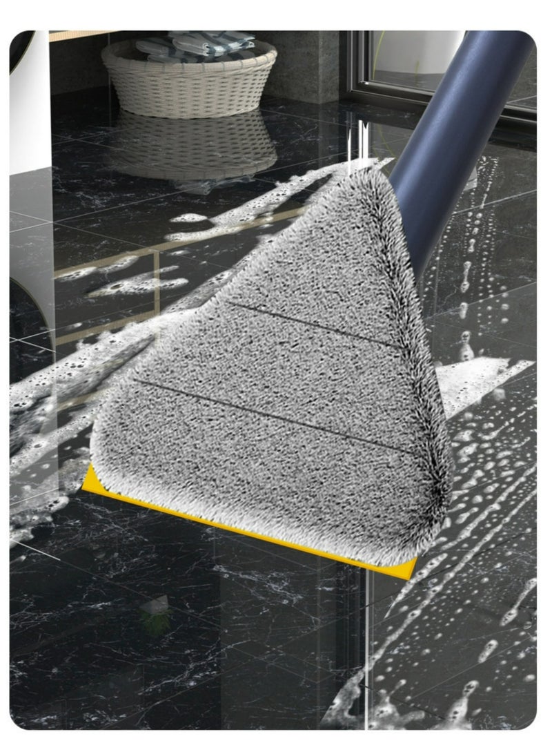 ممسحات بلاط ثلاثية القابض قابلة للتمديد ممسحات ثلاثية 360 درجة ممسحات ضغط أدوات تنظيف الجدران والأسقف ذاتية الدوران - Image 3