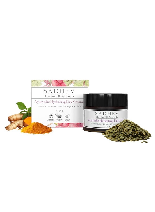 Sadhev Ayurvedic Hydrating Day Cream 50 gm - Image 2