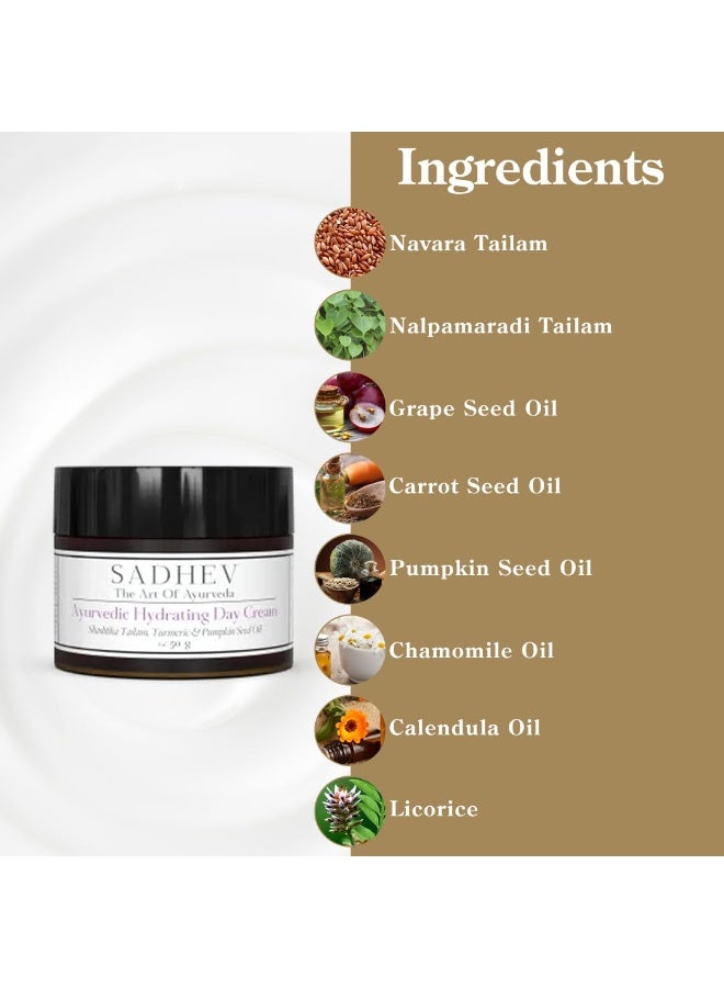 Sadhev Ayurvedic Hydrating Day Cream 50 gm - Image 3