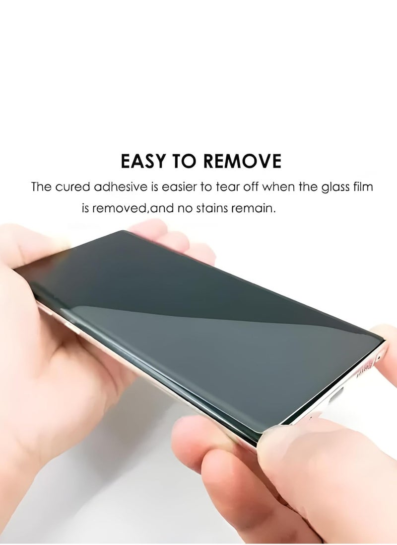 Generic - UV Liquid Glue Full Coverage Tempered Glass Screen Protector For Xiaomi Redmi Note 13 Pro Plus - Clear - Image 1