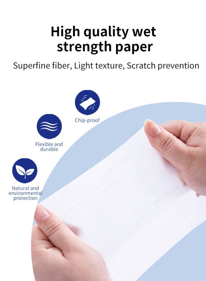 POWER CLEAN 100 Pieces (13×15 Cm) Anti-Fog Eyeglass Glass Cleaning Wet Wipes, Packed Individually, Can Be Used For Glasses, Sunglasses, Mobile Phone Screens, Tablets, Camera Lenses And Other Electronic Screens - Image 4