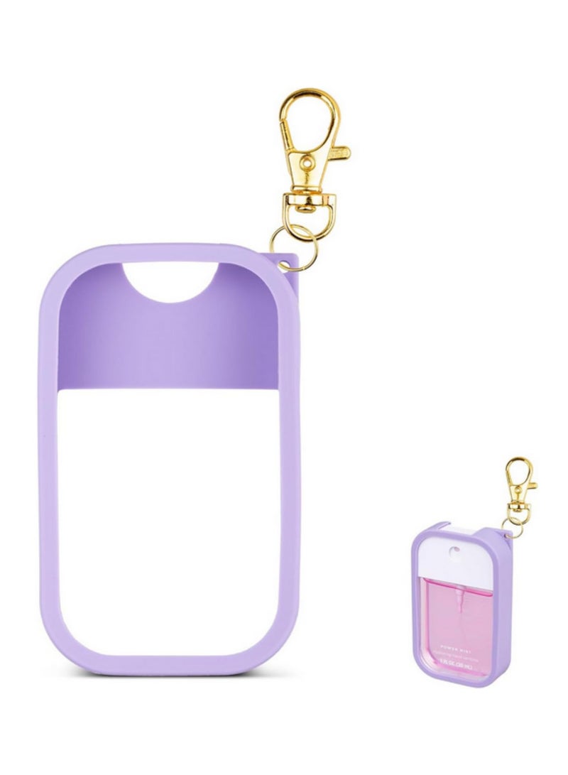 1PCS Silicone Case for Touchland Hand Sanitizer Spray Protective Case with Keychain for Power Mist and Glow Mist 1 fl oz Hand Sanitizer Spray Accessory - Image 1