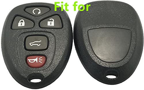 HEARTMEET Silicone Keyless Entry Remote Control Key Fob Cover Case Protector Replacement for Buick Gmc Chevrolet Cadillac Special KOBGT04A（ Light Blue） - Image 5