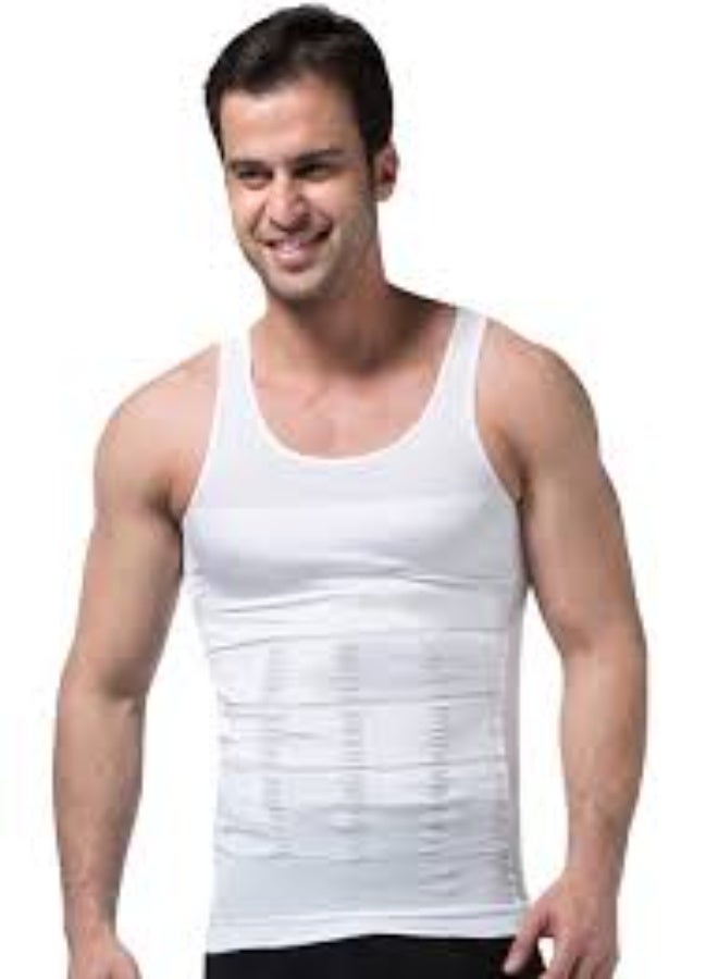 NAKXUS Mens Slimming Body Shaper Vest Shirt Mens Athletic Compression Shirt Slimming Body Shaper Tank Top Abs Abdomen Slim Vest Undershirt image 9