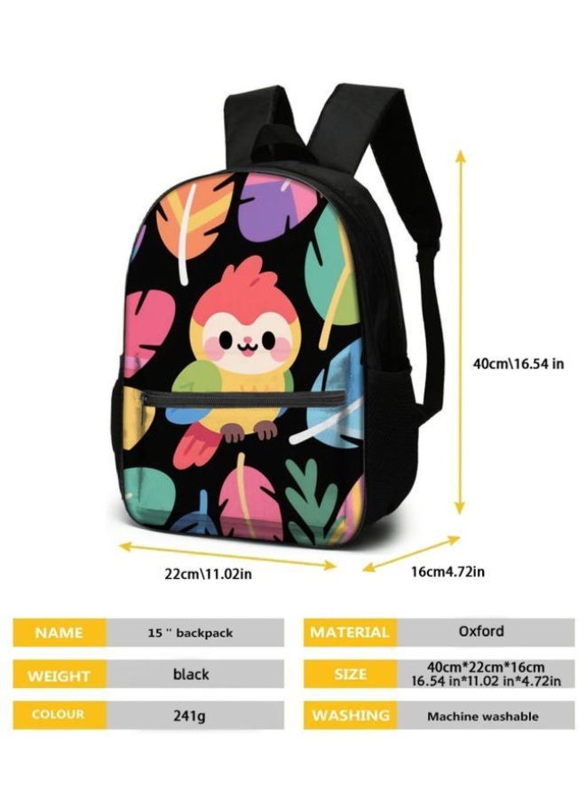 Cute backpack three-piece set, unique design, campus fashion item (for primary and secondary schools, children) - 3  - Image 5