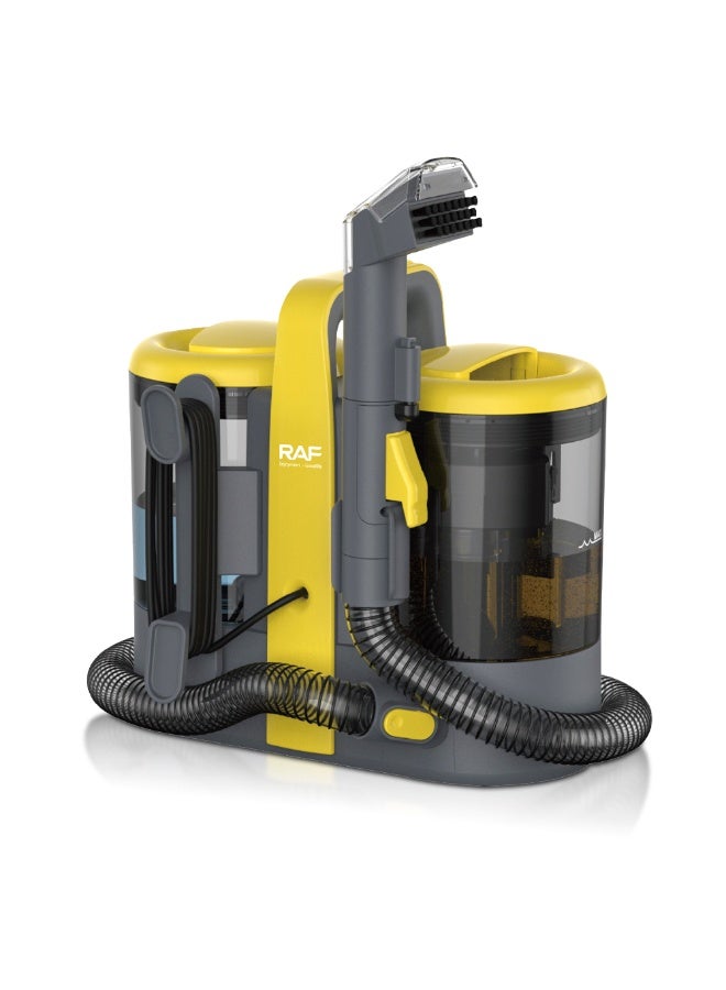 RAF Electronic Hardware Deep Cleaning Carpet + Upholstery Spot Cleaner Machine 600W 15KPA Power with Dual Tanks (1500ml Clean + 800ml Dirty), ortable Upholstery Cleaner for Carpet, Sofa, Mattress & Car Interior - Image 1