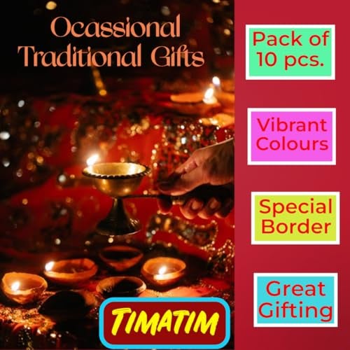 Timatim South Cotton Blouse Piece Zari Border Unstitched Blouse Materials 1 meter for Women's (Pack of 10 Pcs) (Multicolor) - Image 2
