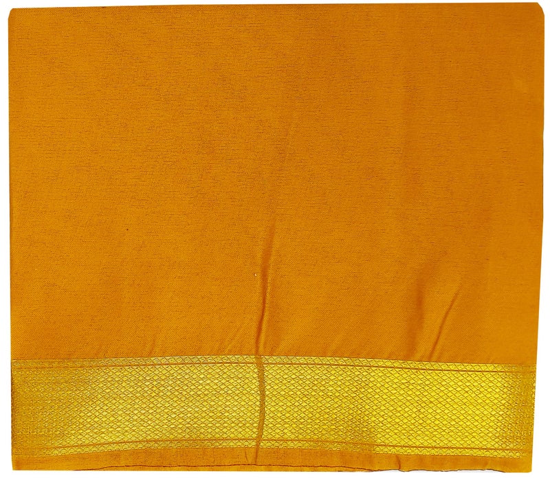 Timatim South Cotton Blouse Piece Zari Border Unstitched Blouse Materials 1 meter for Women's (Pack of 10 Pcs) (Multicolor) - Image 5