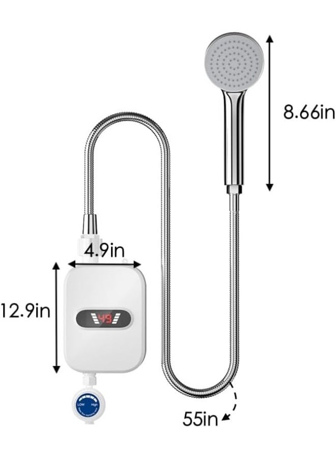 3000W Instant Electric Heating Kitchen Faucet – Hot & Cold Water Tap with Digital Display | Fast Heating Kitchen & Bathroom Shower Heater - Image 4